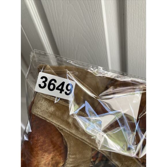 One World Womens Small Yellow Velour Tunic Top Goblincore Long Sleeve - Picture 8 of 8